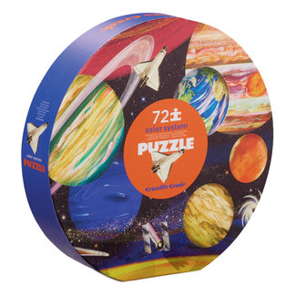 Crocodile Creek Puzzels Puzzle Solar System Round 72 pieces