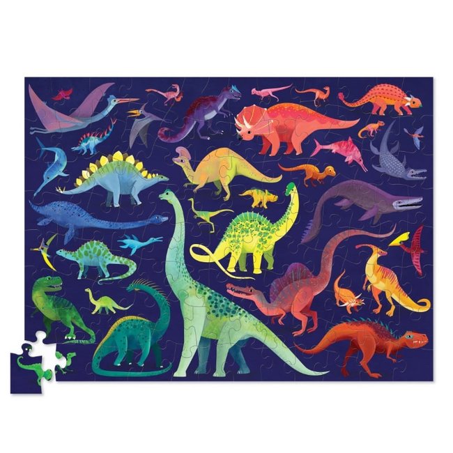Crocodile Creek Puzzels Puzzle Dino World 100 pc. 5 years+