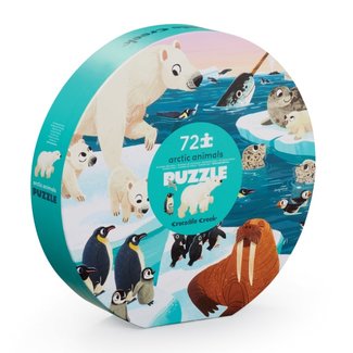 Crocodile Creek Puzzels Puzzel Noordpool Dieren Rond 72 stukjes