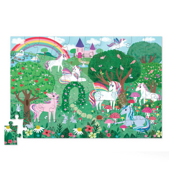 Crocodile Creek Puzzels Puzzle In Tin Unicorn 50 pcs. 4 years+