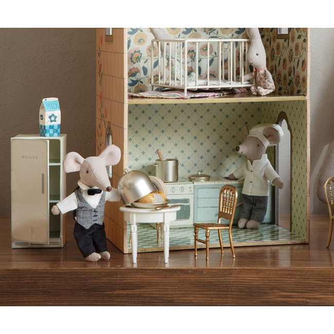 Maileg Side Table Oval Metall 7 cm