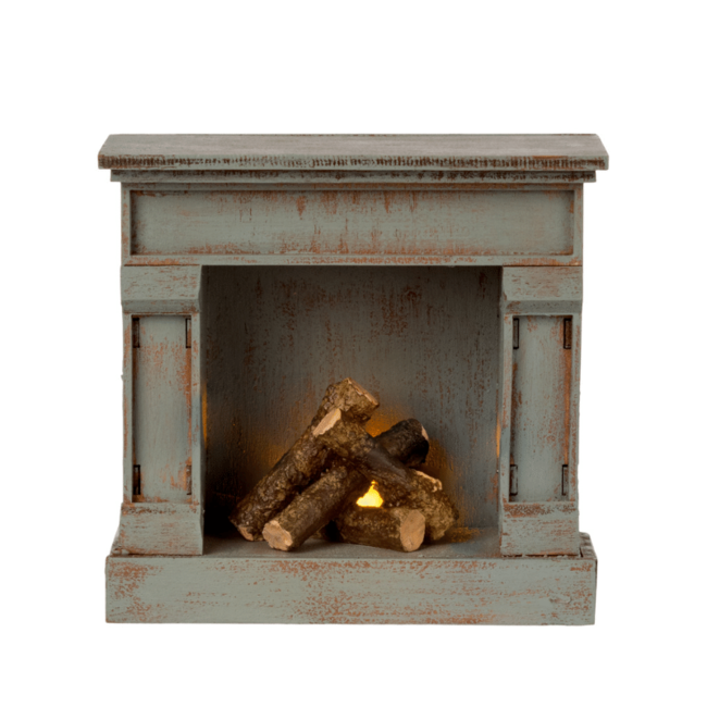 Maileg Fireplace With Light