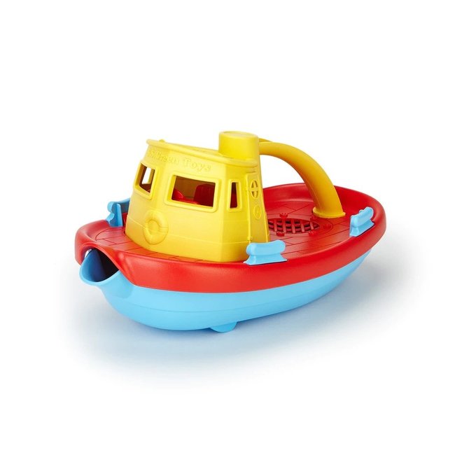 Green Toys Tugboat Yellow