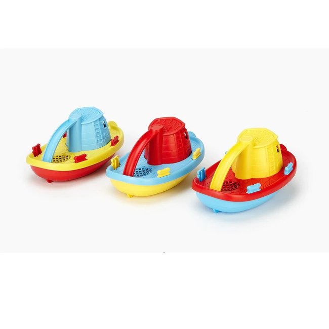 Green Toys Sleepboot Geel