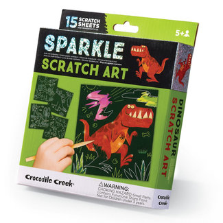 Crocodile Creek Puzzels Kraskaarten Dinosaurus Sparkle