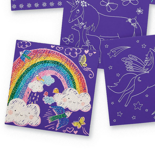 Crocodile Creek Puzzels Kraskaarten Unicorn Sparkle