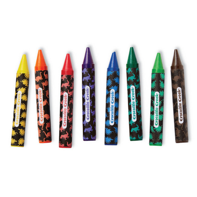 Crocodile Creek Puzzels Color a Poster Dinosaurs & Stickers