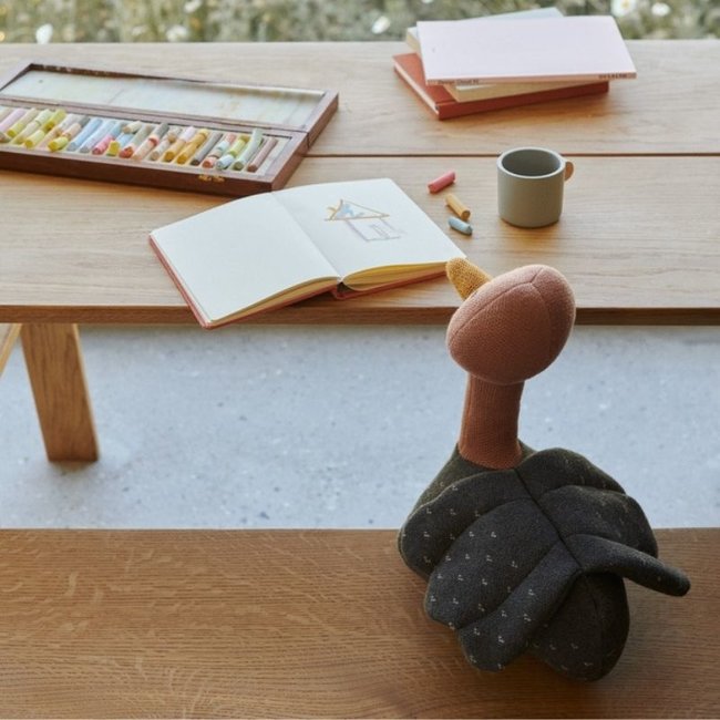 Liewood Stofftier Strauß Charlotte Grau 30 cm