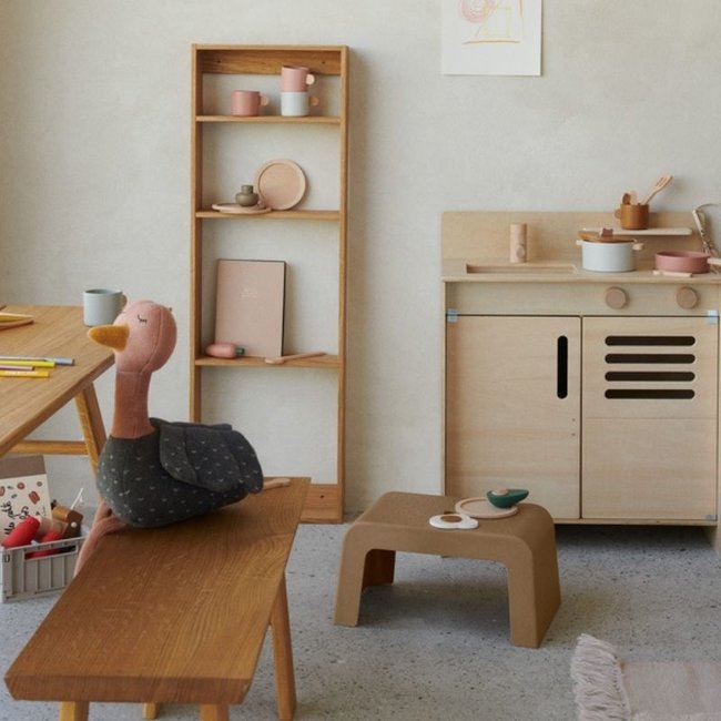 Liewood Knuffel Struisvogel Charlotte Grijs 30 cm