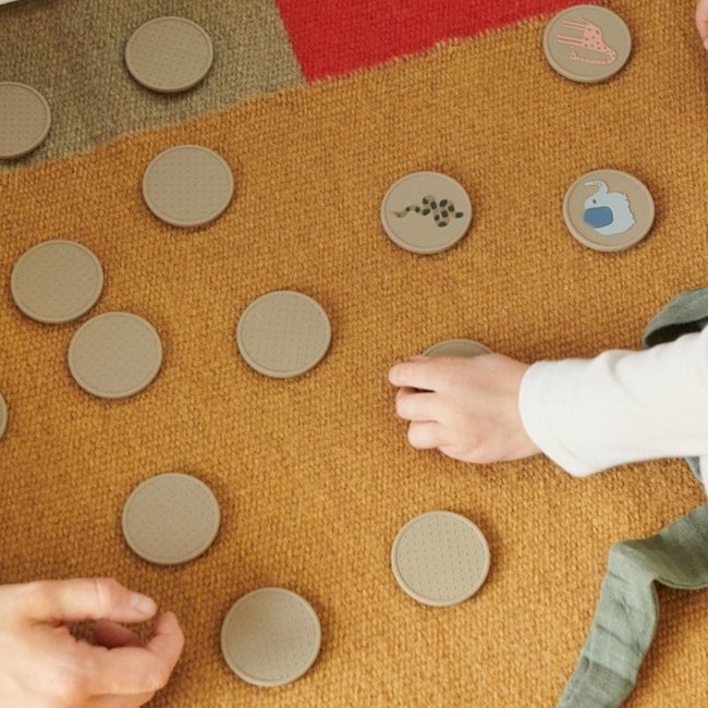 Liewood Memory Spel Safari Oat Easton