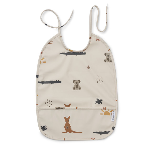 Liewood Bib Lai Aussie Beige Water Repellent