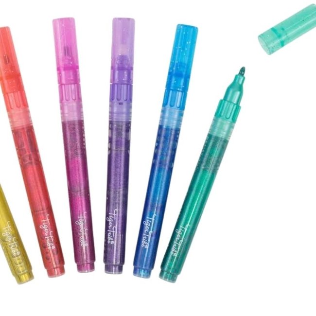 Tiger Tribe Glitter Stiften 6 st.