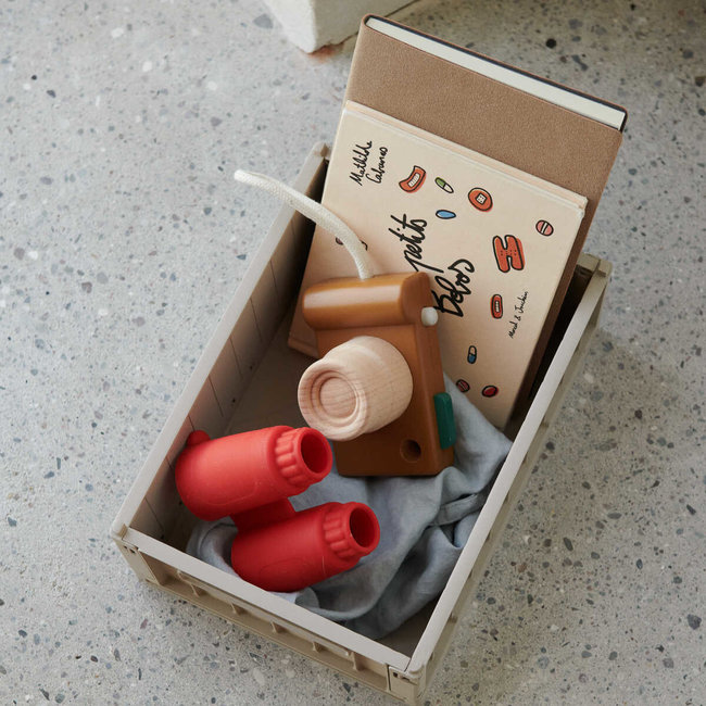 Liewood Michael Camera Hout Golden Caramel