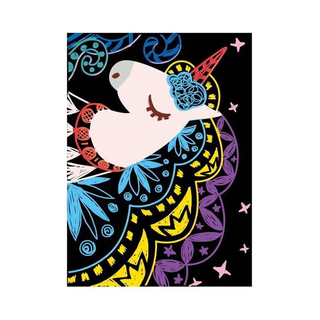 Scratch Creatief Speelgoed Scratch Art  Unicorns