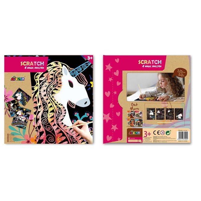 Scratch Creatief Speelgoed Kraskaarten Unicorns