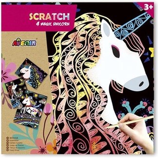 Scratch Creatief Speelgoed Kratzbilder Unicorns