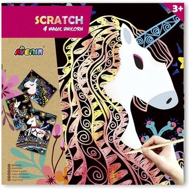 Scratch Creatief Speelgoed Kratzbilder Unicorns