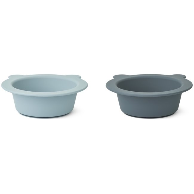 Liewood Suction Bowls Peony Sea Blue