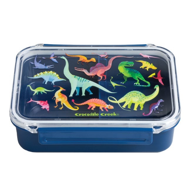 Crocodile Creek Puzzels Lunchbox Dinosaur Blue