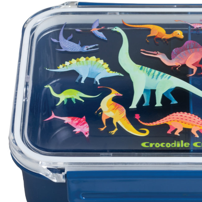 Crocodile Creek Puzzels Lunchbox Dinosaurus Blauw