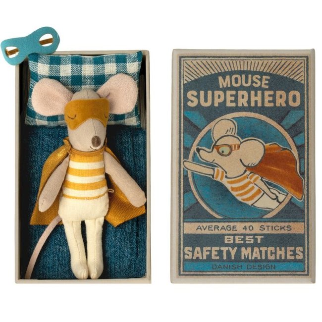 Maileg Mouse Super Hero Little Brother