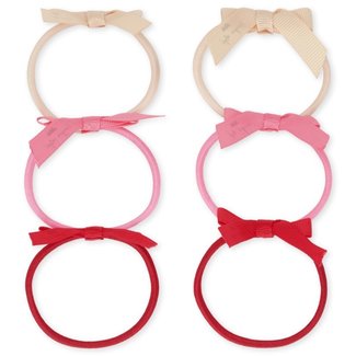 Konges Sløjd Haarelastiekjes Strikjes Roze 6 st. Konges Sløjd Haarelastiekjes Strikjes Roze 6 st.