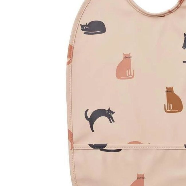 Liewood Lätzchen Lai Katzen Beige