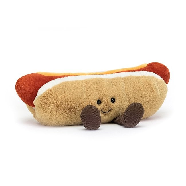 Jellycat Amuseable Hot Dog Knuffel 25 cm