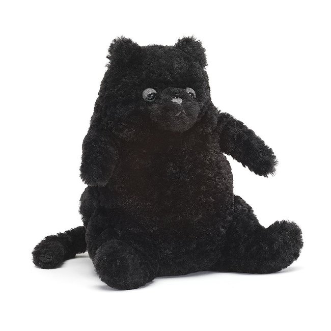 Jellycat Amore Katze Creme Schwarz 15 cm