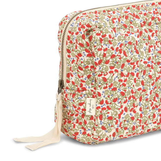 Konges Sløjd Big Toiletry Bag Carnations Red