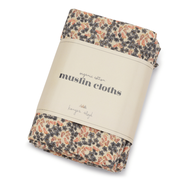 Konges Sløjd Muslin Cloths Champ Blue 3 Pack