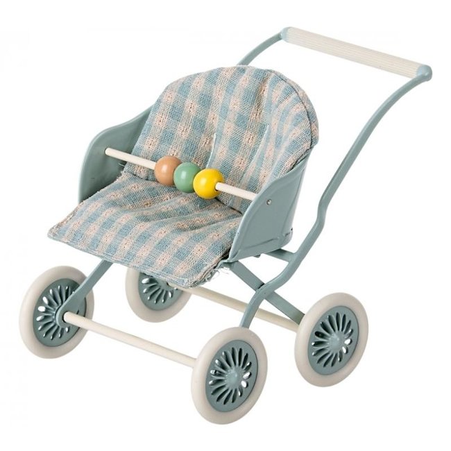 Maileg Stroller Baby Maus My Blue