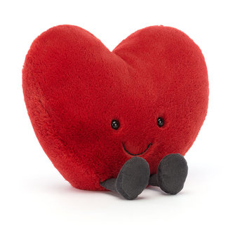 Jellycat Amuseable Heart Soft Toy Red Large 19 cm
