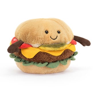 Jellycat Amuseable Burger Soft Toy 11 cm