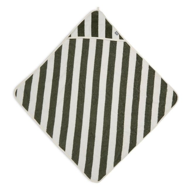 Jollein Towel Stripe Leaf Green