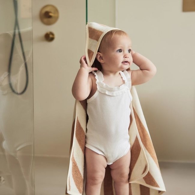 Jollein Towel Stripe Biscuit Beige