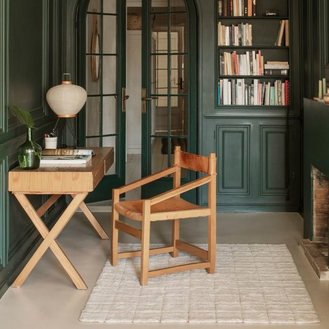 Lorena Canals Teppich Mosaik Beige Waschbar 120 x 160 cm