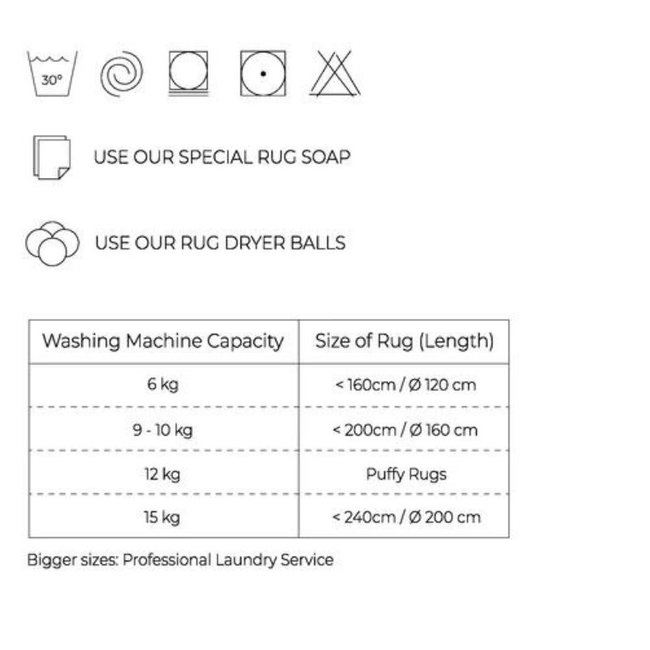 Lorena Canals Vloerkleed Mozaiek Donker Grijs 120 x 160 cm