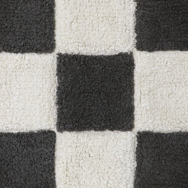 Lorena Canals Vloerkleed Mozaiek Donker Grijs 120 x 160 cm