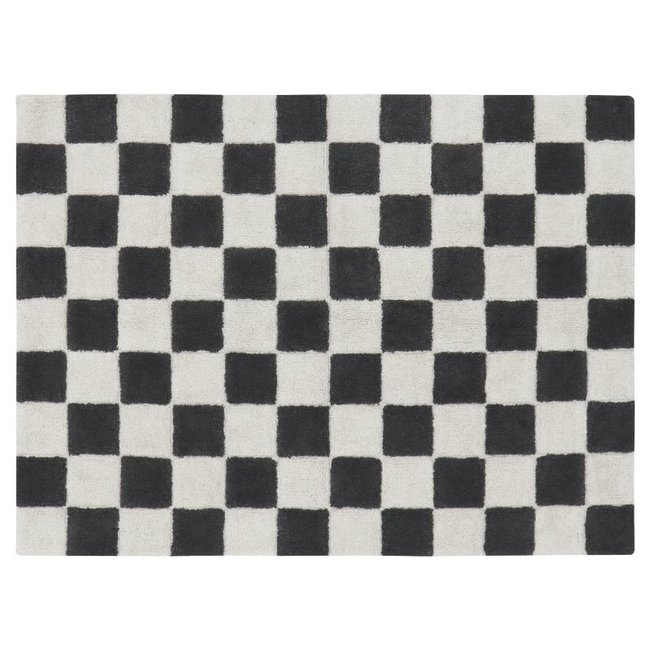 Lorena Canals Rug Kitchen Tiles Dark Grey Washable 120 x 160 cm