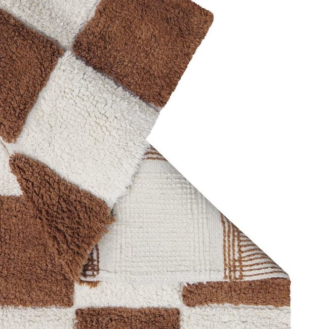 Lorena Canals Vloerkleed Mozaiek Toffee 120 x 160 cm