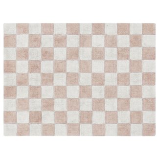 Lorena Canals Rug Kitchen Tiles Pink Washable 120 x 160 cm