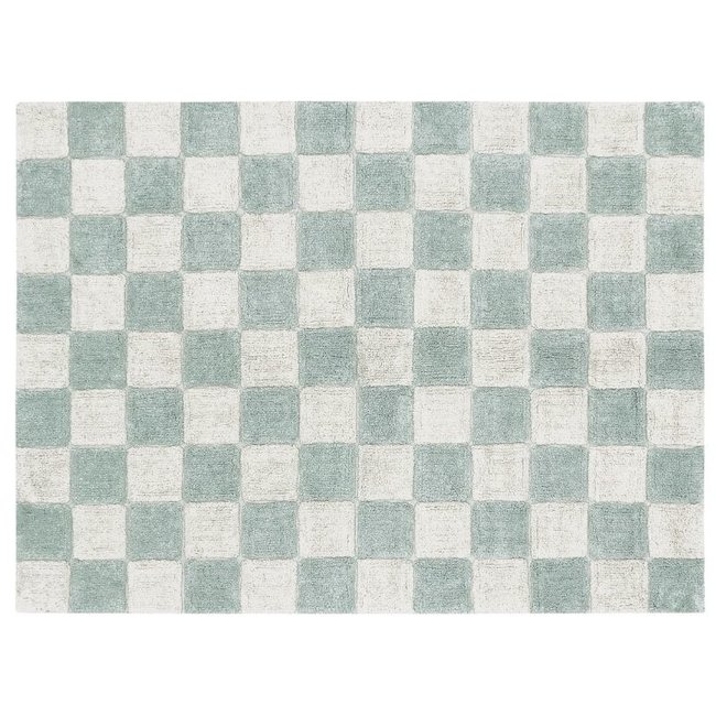 Lorena Canals Rug Kitchen Tiles Blue Washable 120 x 160 cm