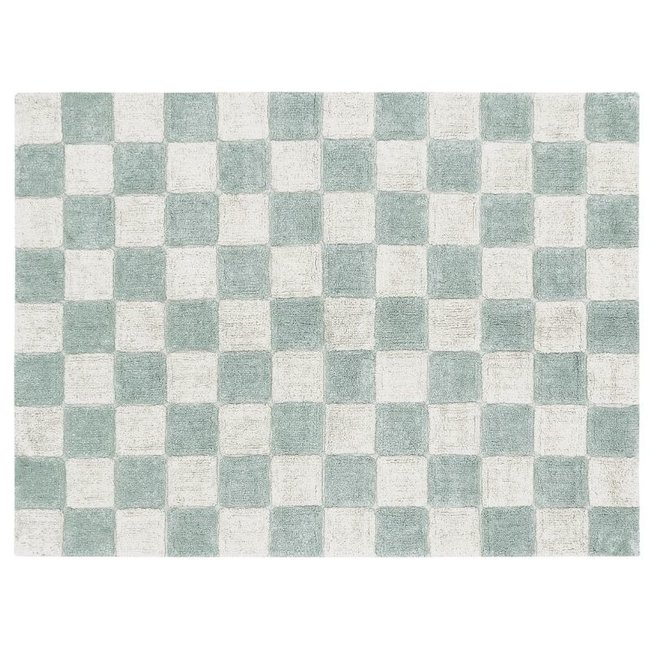 Lorena Canals Vloerkleed Mozaiek Blauw 120 x 160 cm