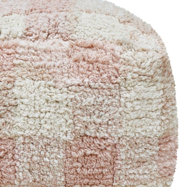Lorena Canals Pouf Vichy Rosa Little Chefs