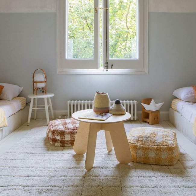 Lorena Canals Pouf Vichy Gelb Little Chefs