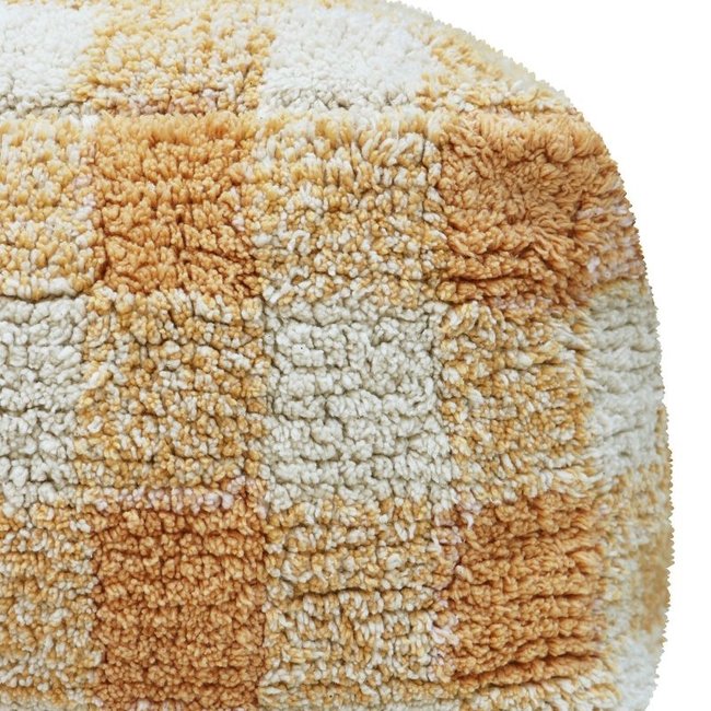 Lorena Canals Pouf Vichy Yellow Little Chefs