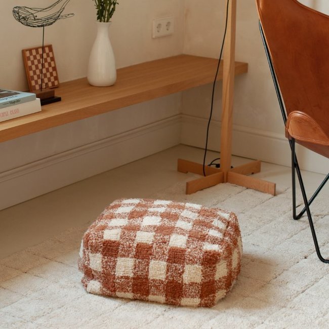 Lorena Canals Pouf Vichy Toffee Little Chefs