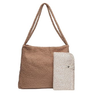 Jollein Wickeltasche Shopper Boucle Biscuit