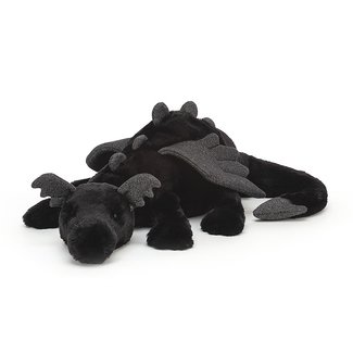 Jellycat Onyx Dragon Black Huge 66 cm Jellycat Onyx Dragon Black Huge 66 cm